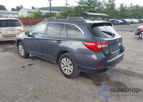 2016 Subaru Outback 2.5I Premium z USA, uszkodzony, nr VIN 4S4BSACC6G3359808